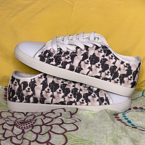 BRAND NEW Border Collie dog low top shoes - Picture 1 of 2